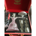 china factory leather box hand mode shisha al fakher glass hookah